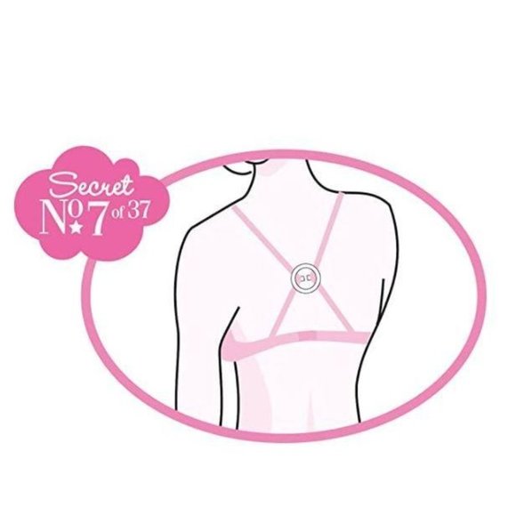 Hollywood Fashion Secrets Bra Converting Clips 4ct - Picture 2 of 3